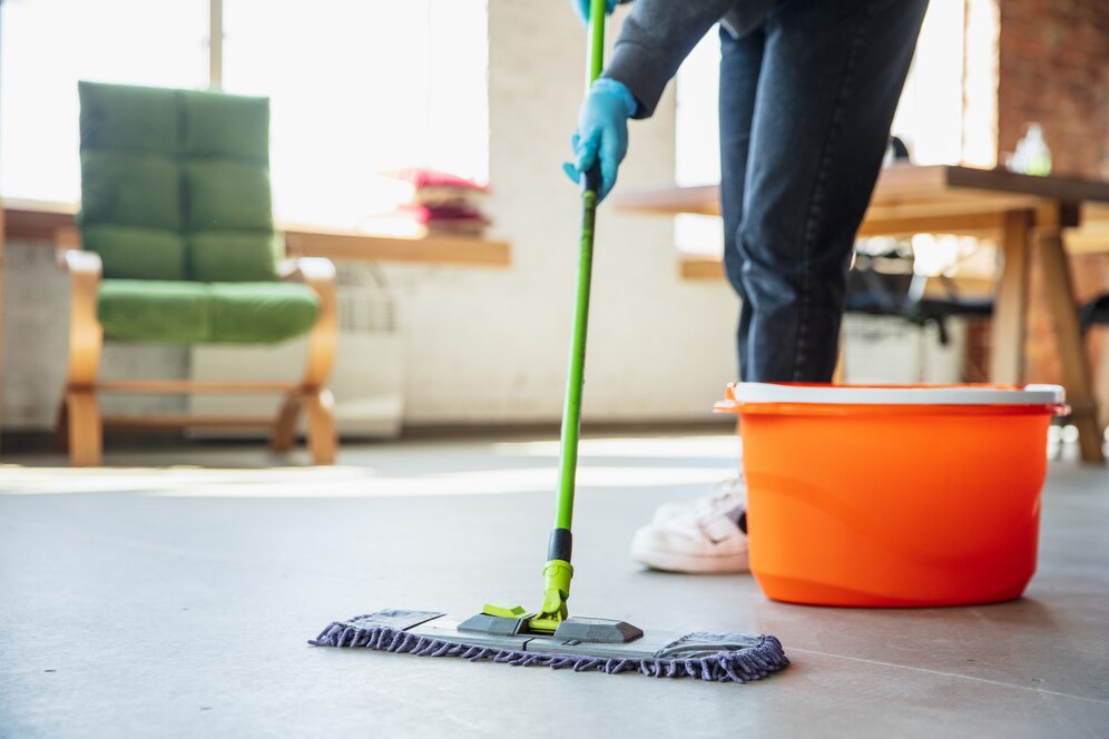 hard floor cleaning