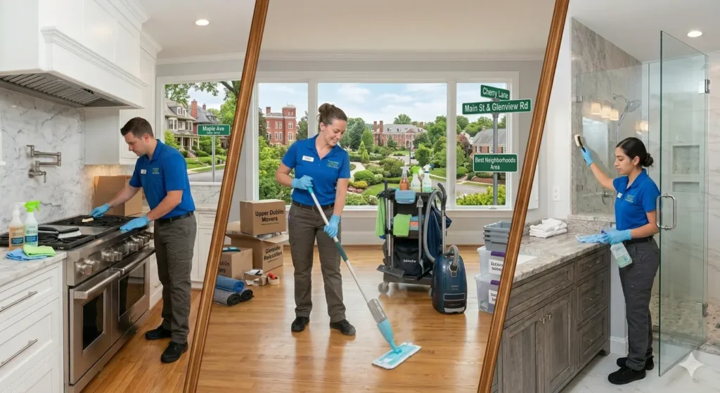 Neighborhoods in Montgomery County for House Cleaning