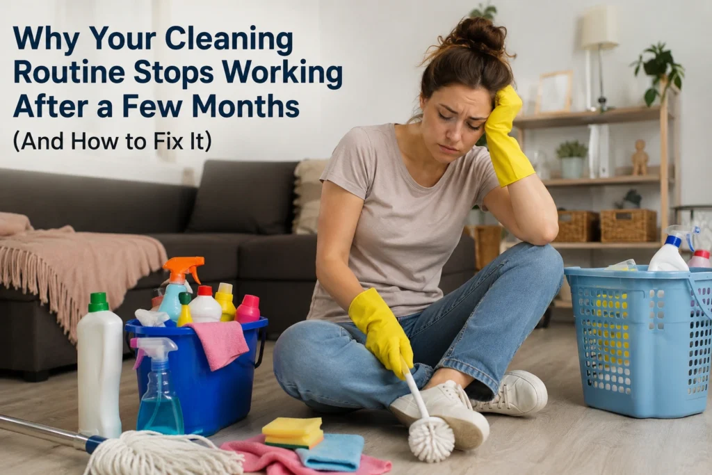 cleaning routine